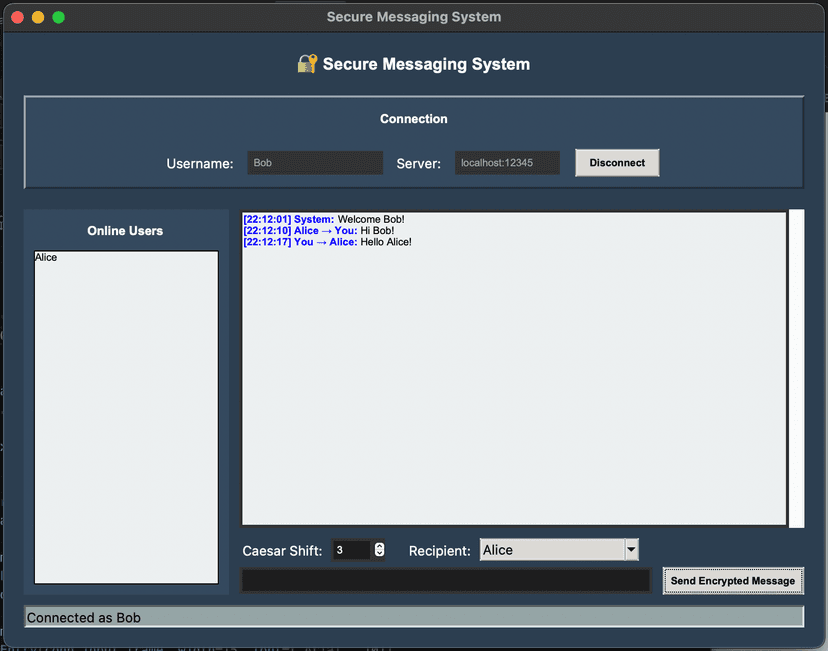 Whispr, Secure Messaging